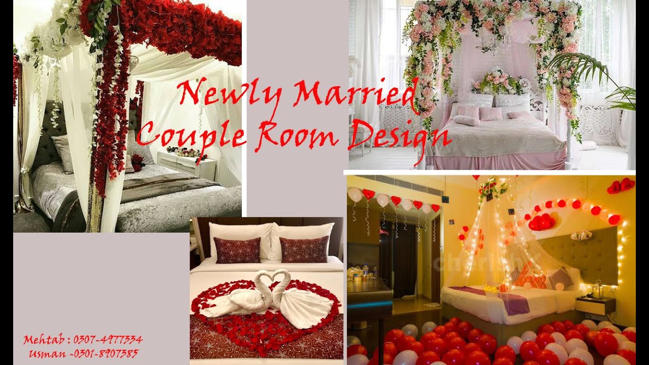 Newly Married Couple Room Decoration Ideas | DIY Room Decoration ...