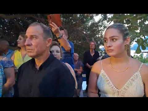 Από τον εσπερινό στο εξωκκλήσι του Αγίου Φανουρίου στον περιφερειακό δρόμο στο Μασούρι Καλύμνου