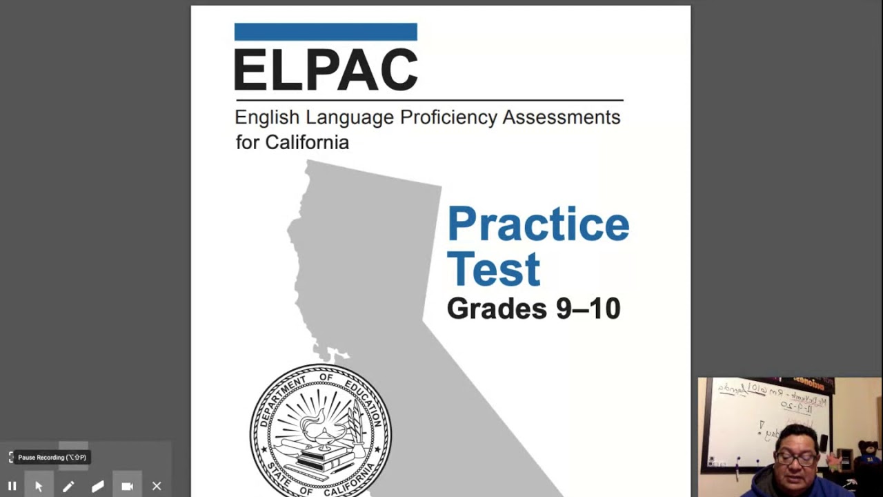 ELPAC Practice Test Grades 9 10 Listening YouTube ELPAC Practice Test Grades 9 10 Listening YouTube