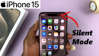 How To Turn Silent Mode ON / OFF On iPhone 15 & iPhone 15 Pro screenshot 5