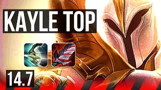 KAYLE vs AATROX (TOP) | 6 solo kills, 500+ games, Dominating | BR Master | 14.7