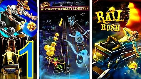 Rail Rush - Gameplay - Walkthrough - Part - 1 (Android, iOS)