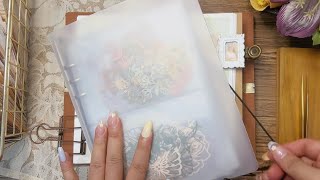 ASMR ✨ Decorate my Journal with 'Fairy World Theme' 🧚‍♀️ #scrapbooking #journaling