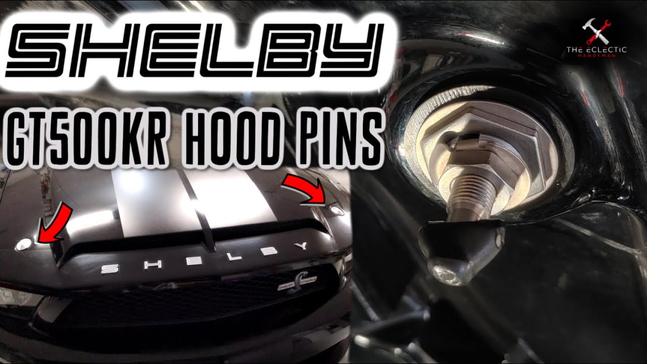 ➤ Quik latch Shelby GT500 Style Hood Pins stainless steel (05-23 All) now  buy cheap at American Horsepower!