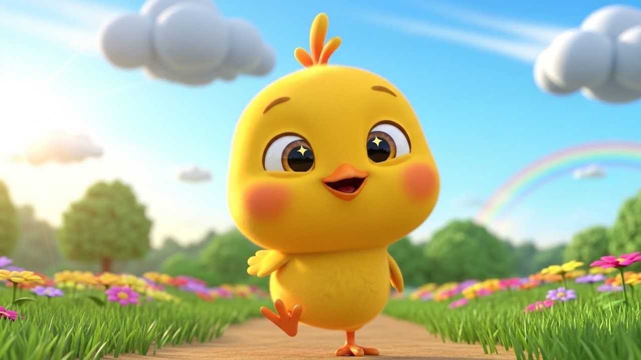 GÀ CON LON TON _ Nhạc Thiếu Nhi Vui Nhộn  _  