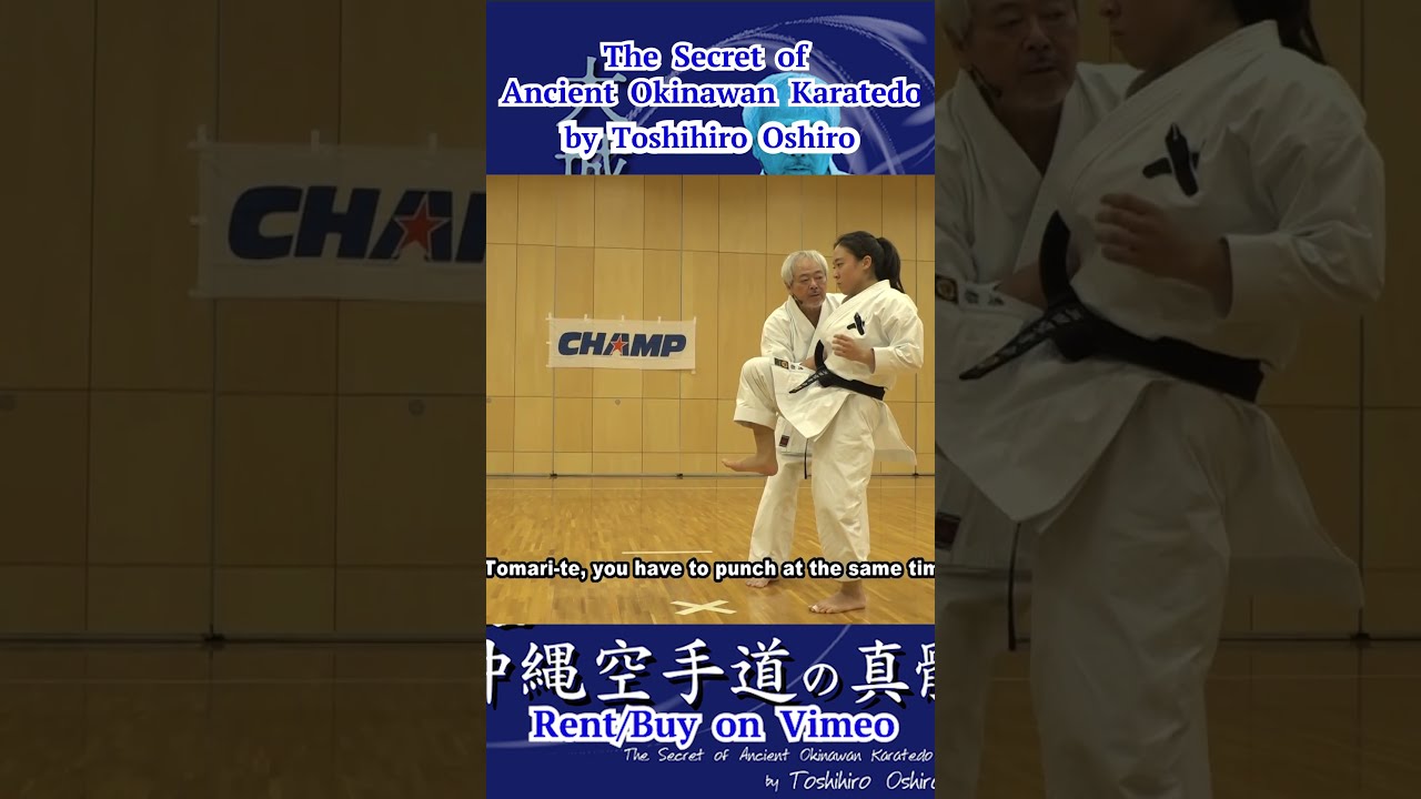 沖縄空手の秘密を公開 Secret techniques of Okinawa Karate