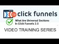What Are Universal Sections And How To Create And Use Them In Clickfunnels 2.0