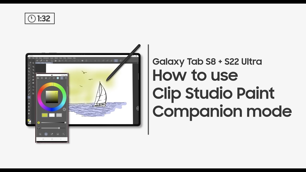 How to use Clip Studio Paint on your Tab S8 and Galaxy smartphone | Samsung  UK
