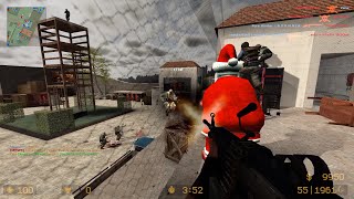 zm fail in fix map in Counter-Strike: Source (CSS) - Zombies (217) (fighting with/against Santa)