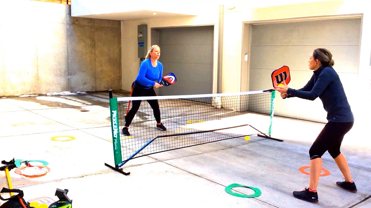 Pickleball Hack – Driveway Equipment Training – How Low Can You Go