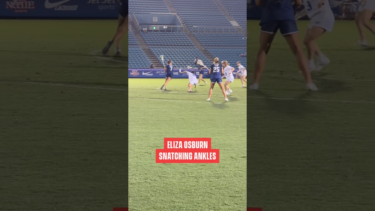 Eliza Osburn is out here STEALING ANKLES in the world championship semifinals 🤯 #lacrosse