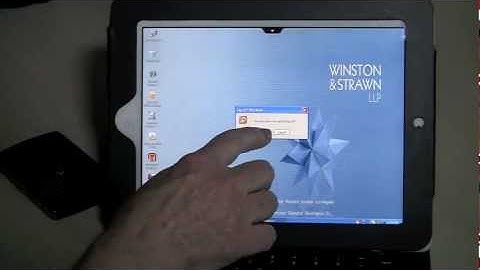 iPad Winston Desktop Demo (original)