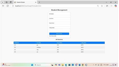 🎓 Spring MVC Student Registration with Source code | Java Web Application with MySQL 🌟