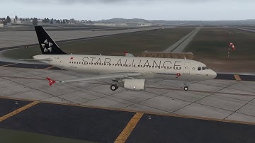 X-Plane 11 LTFJ to LTAC STARTOUR FF A320