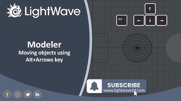 Lightwave 3D Moving objects using Alt+Arrows keys
