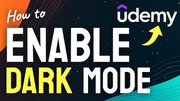 How to ENABLE Dark Mode on Udemy (Step by Step) 2025