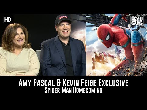 Amy Pascal &amp; Kevin Feige - Spider-Man Homecoming Exclusive Movie Interview