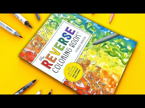 Testing a REVERSE Coloring Book?! *SO COOL*