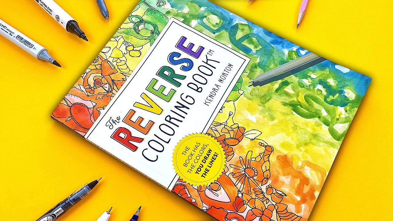 Testing a REVERSE Coloring Book?! *SO COOL* 