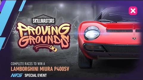 NFS No Limits | NFNL| Proving Grounds| Lamborghini Miura P400SV | 330 gold spent | Day 5 Elimination