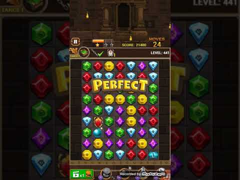 Jewel Ancient: find treasure in Pyramid - How to win level 441 (move bugs to top board)