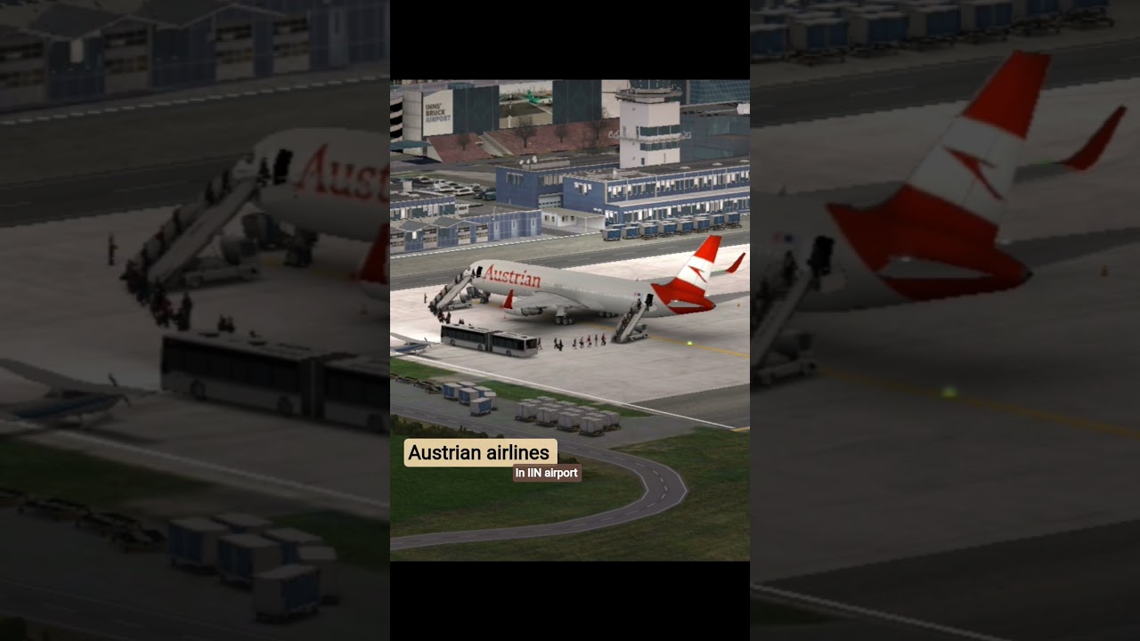 Austrian airlines #remix #airplanelanding #aviation #trendingshorts #airplane #ytshorts #gamin #rfs