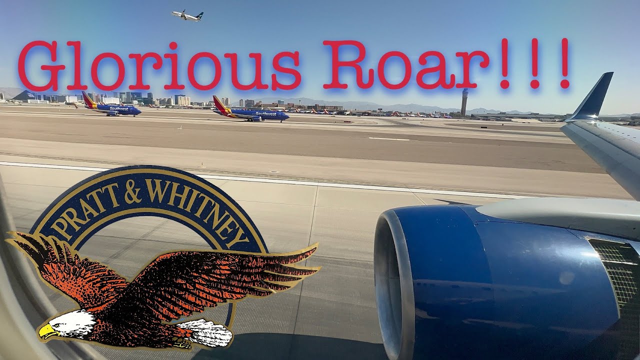 7 Minutes of Boeing 757 Awesome Engine Roar!!!! And Thrust Reduction ...