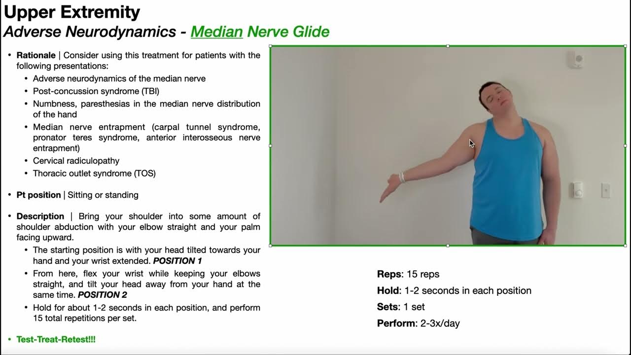 Median Nerve Glides EXPLAINED YouTube