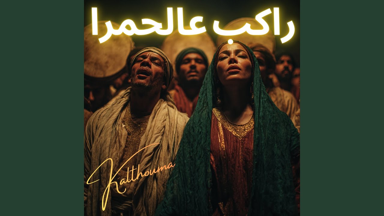 راكب عالحمرا