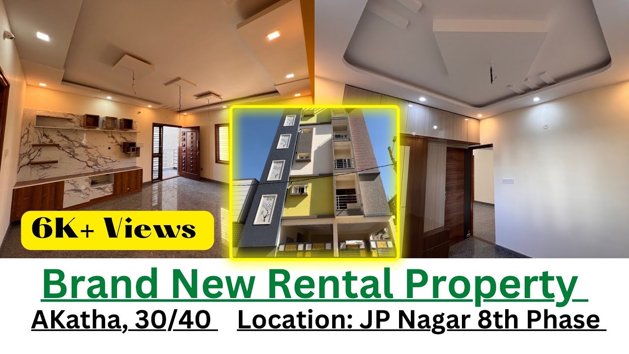 Brand New Rental Property For Sale in JP Nagar 8th Phase Bangalore