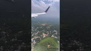 Trivandrum airport - Landing video #vistara #trivandrum #airport #flight #shorts