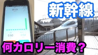 ランニングアプリ起動して新幹線乗ってみた