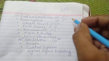 wbpsc assistant engineer electrical syllabus wise subject and chapter analysis (approx)