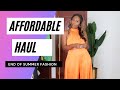 NEW IN: Affordable End of Summer Haul (Amazon, NastyGal, Missguided and More)