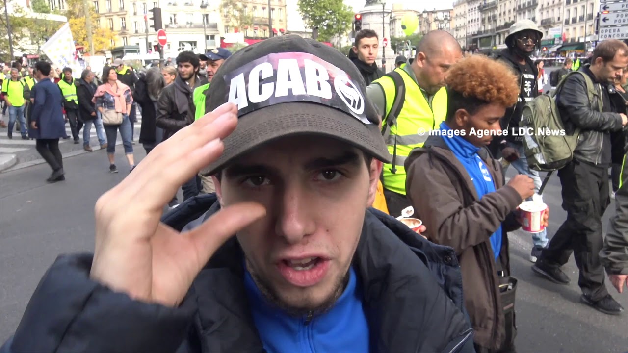 Acte Xlviii Marouane Gilet Jaune Acab Parisfrance 12 Octobre 2019