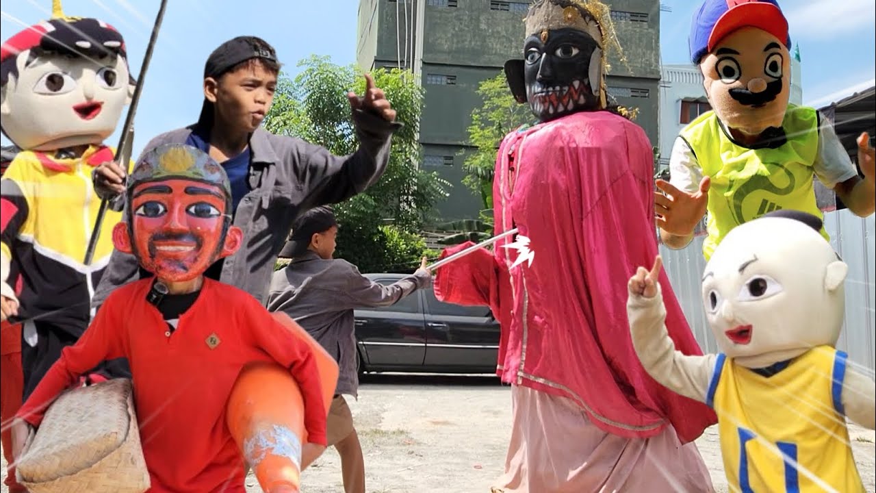 Ondel-Ondel Betawi | Badut Boboy Di Kejar Ondel Zombie | Drama Badut Lucu