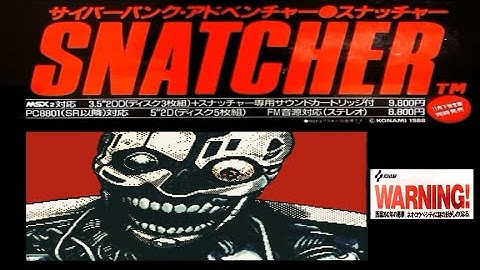 Snatcher (Sega CD) - Full Playthrough No Commentary