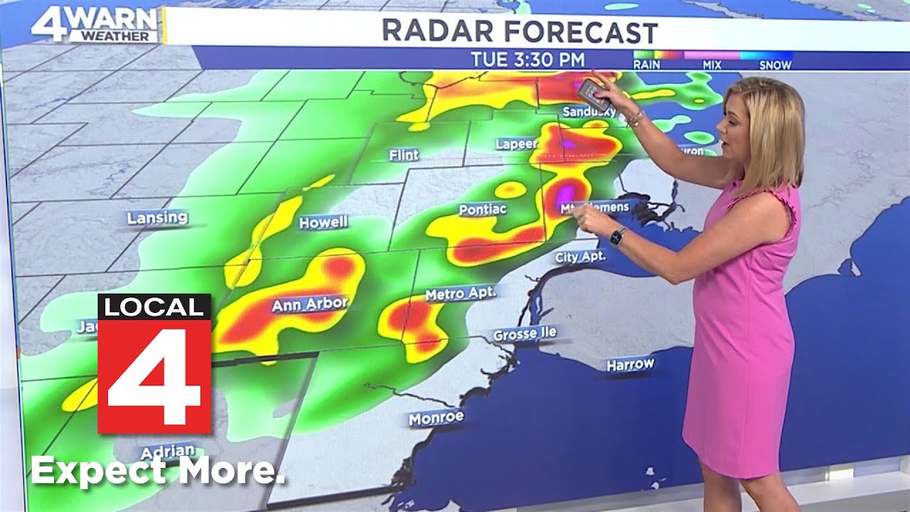Dangerous heat with storm chances to start workweek in Metro Detroit ...