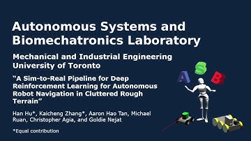 A Sim-to-Real Pipeline for DRL for Autonomous Robot Navigation in Cluttered Rough Terrain