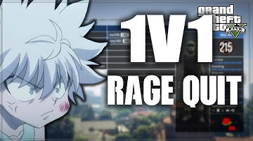 (GTA 5 Online) "Rage quit " 1v1 - RNG