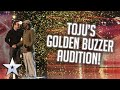 Tojus golden buzzer audition has us howling with laughter  britains got talent