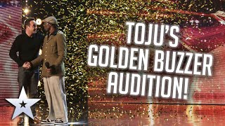 Toju's GOLDEN BUZZER Audition has us HOWLING with Laughter | Britain's Got Talent