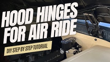 FRANCIS EP.19 | Hood Hinges for Air Ride Suspension! DIY Step-By-Step Installation Tutorial.