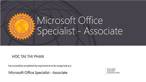 PRACTICE MOS EXCEL 2019 english FULL 12 PROJECT ｜ HOC TAI THI PHAN