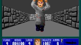 mmf42 [Wolfenstein 3d] - E1L9 - 100% Kills,Secrets,Treasure