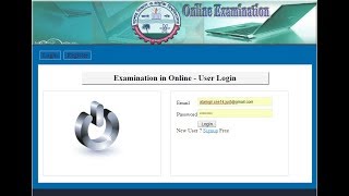Online Examination System project using php,mysql,javascript,ajax with source code