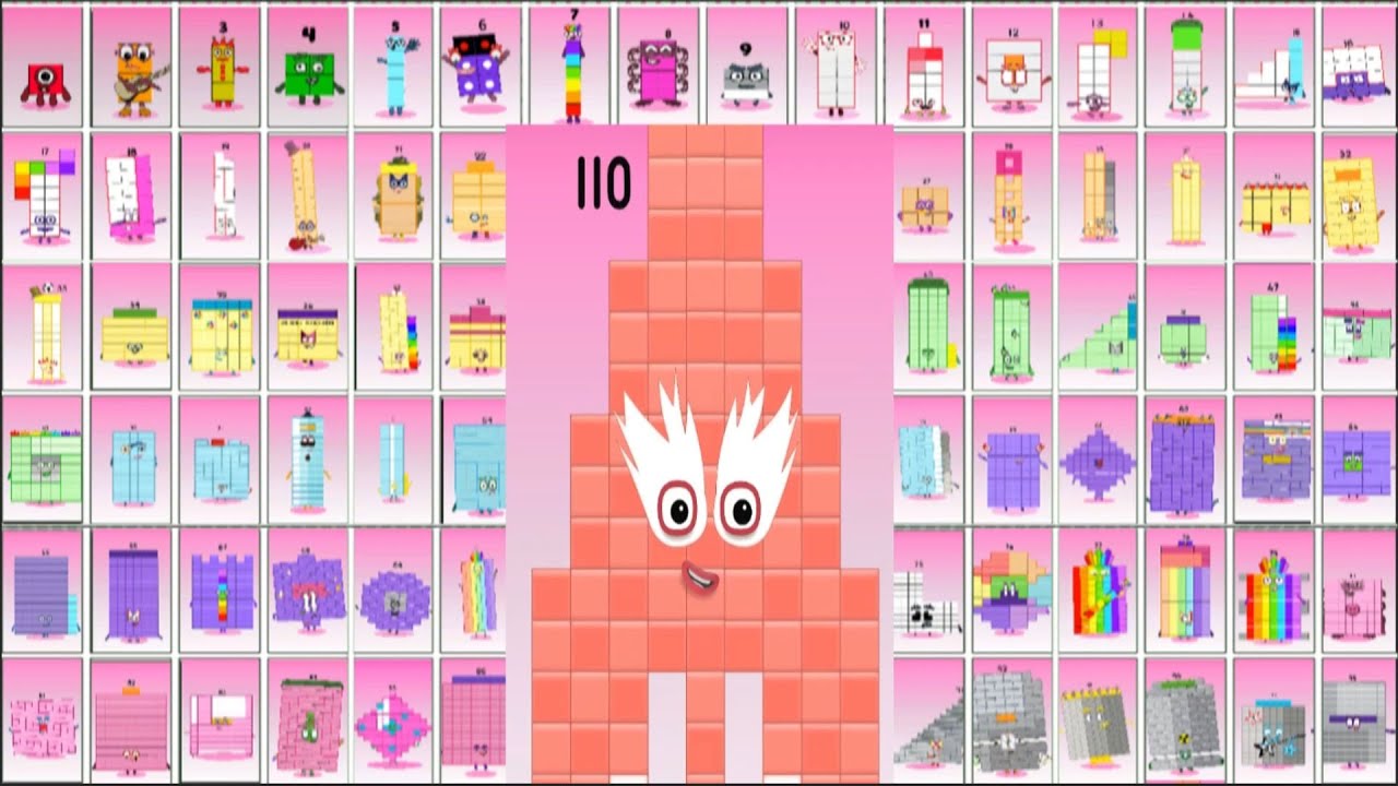 My Sprunki OC Numberblocks 01 to 110 Compilation