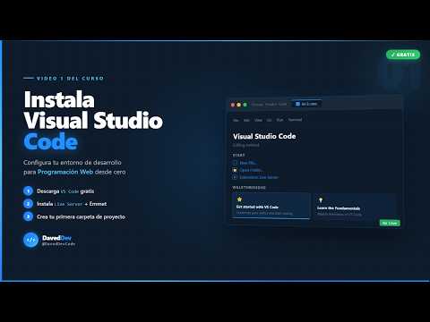Cómo Instalar Visual Studio Code en Windows desde Cero 2026 | Configuración + Extensiones
