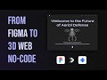 Figma design into an awesome 3D Web Page using Dora Plugin