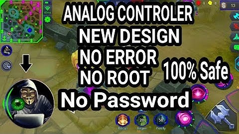 MOBILE LEGENDS ANONYMOUS ANALOG CONTROLLER PERMANENT +NEW DESIGN😇